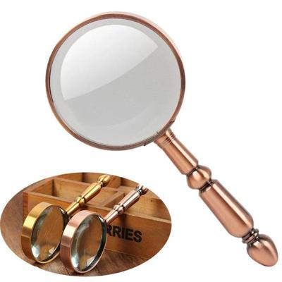 Portable 20x Handheld Metal Magnifier Metal High Magnification Loupe  Jewelry