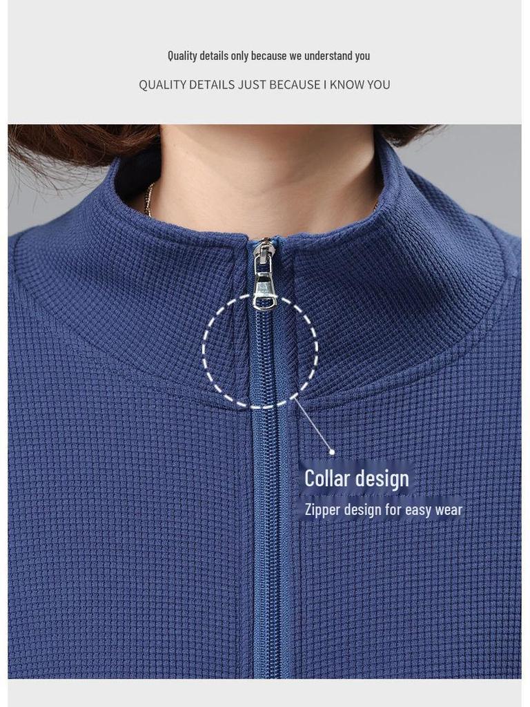 Spring & Autumn 2024 Women's Stylish Printed Thin Jacket - Small Size Casual Top