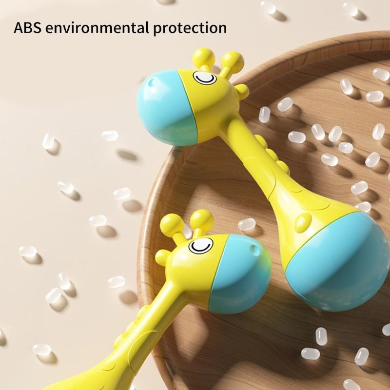 Baby Shaker Animal Rattle Toy Baby Shaker Toy Stroller Cartoon Musical Instrument Shower Sensory Gifts Rattle Shaker
