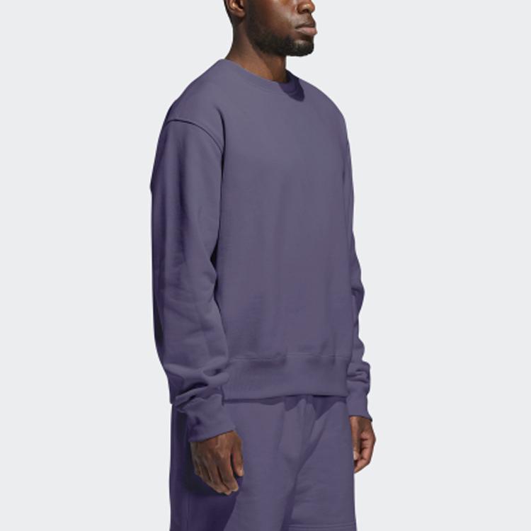 Adidas Originals Trefoil Basics Sweatshirt By Pharrell Williams Men Sweatshirt Purple GL6291