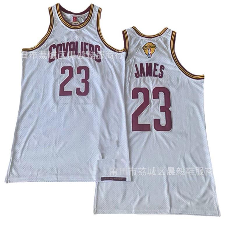 Mens Retro Cleveland Cavaliers 23 Basketball Jersey Mesh Stitched NBA Style Sportswear