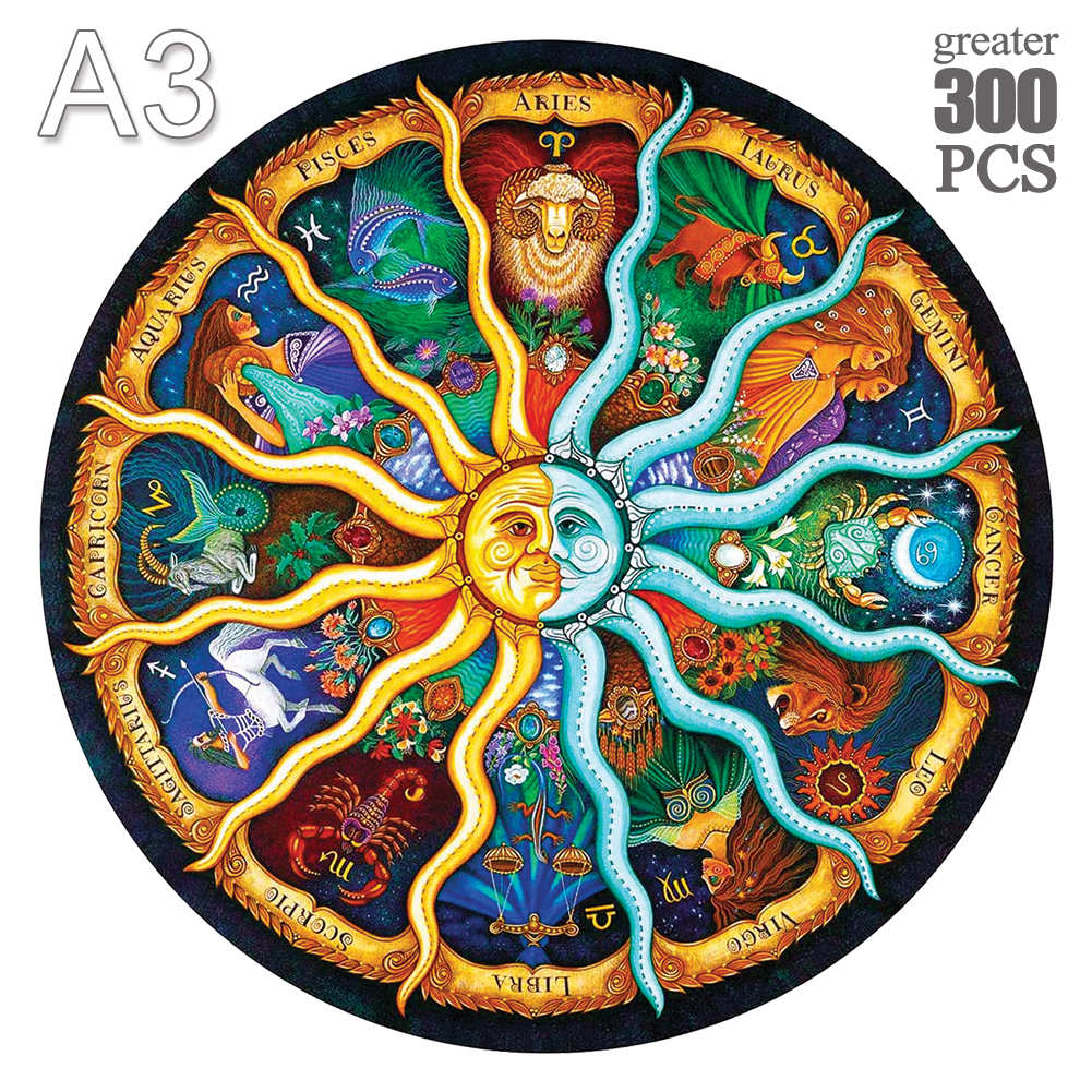 Earth Wooden Puzzle Children'S Starry Geography Early Education Astro Difficult Wood Brains Accompany Adult Puzzle Party Leisure