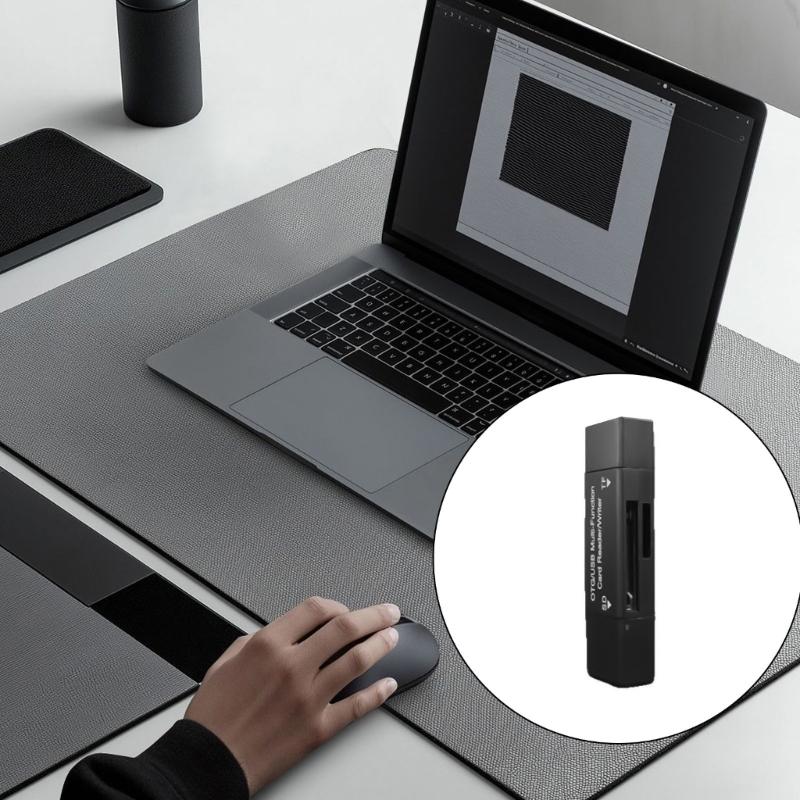 2 In 1 Memory Card Reader USB C USB2.0 For Smartphones Laptops Tablets SDXC TF Cards Writer