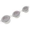 New 1/12 Dollhouse Miniature Imitated Stainless Steel Casserole Kitchen Cookware