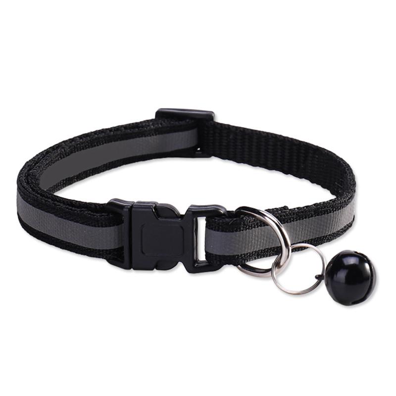 Cat Collar Kitten Reflective Collar Bell Dog Kitten Chihuahua Adjustable Small Dog Collar Pet Product