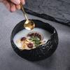 Ciotola da Dessert Creativa in Guscio d'Uovo di Ceramica, Piatto Freddo per Insalata di Frutta di Lusso, Stoviglie per Hotel, Cucina Molecolare, Ciotola in Ceramica Bianca