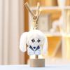 Lock Keychain Blue Cute Cartoon Girl Backpack Decorative Hanging Plush Doll