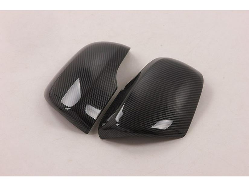 2020 H-1/Grand Starex Black Carbon Fiber Pattern ABS Rearview Mirror Cover