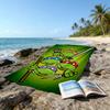 1pc Teenage Mutant Ninja Turtles Beach Towel, Beach and Seaside Swimming Pool Equipment, Fashion Pattern, Rectangular, Travel Essentials