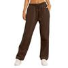 Damen Casual Fleece Winter Jogginghose mit elastischem Bund