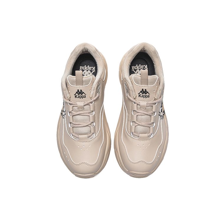 Kappa Casual Comfortable Everyday Versatile Fashion Design Non-Slip Wear-Resistant Low-Top Dad Shoes Unisex Sneaker Brown Black K0DZ5MC30-648