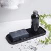 1/2pSilicone Drain Tray For Tableware Water Cup Fruit Vegetable Kitchen Sink Organizer Storage Tray Sponge Holder Soap Dispenser