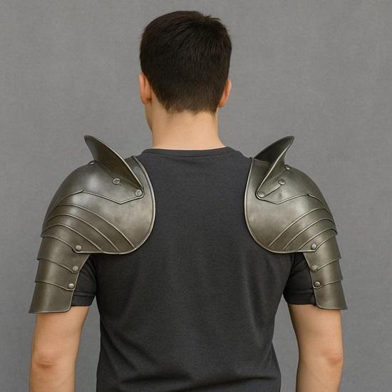 Medieval Steel Shoulder Pauldrons Armor  LARP, Cosplay  Renaissance Fair Costume Knight Viking Shoulder Guard  Gothic Armor for Men