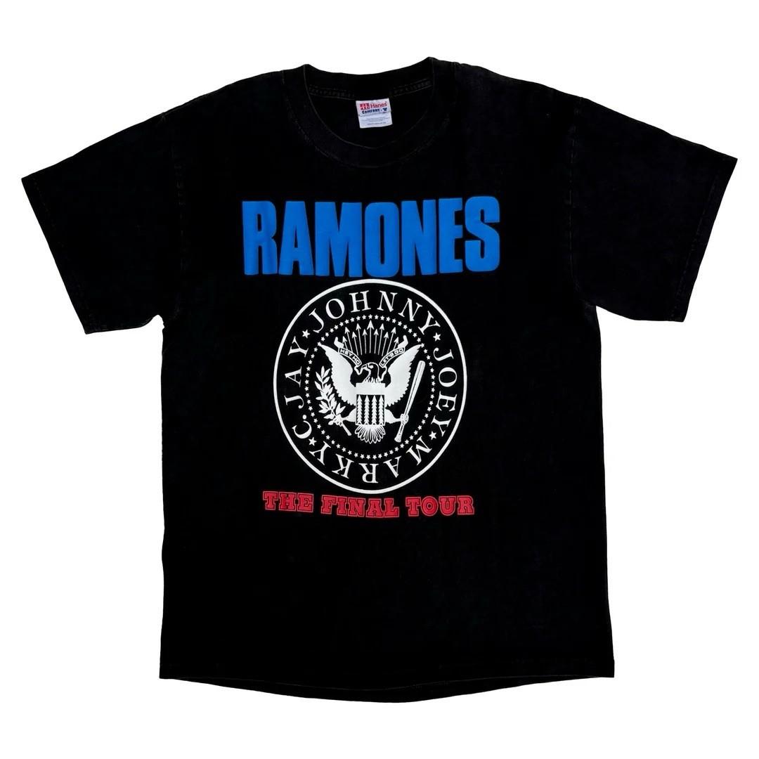 The Ramones 1996 90s 96 Vintage The Final Tour Band Concert Rare World Unisex T-Shirt L