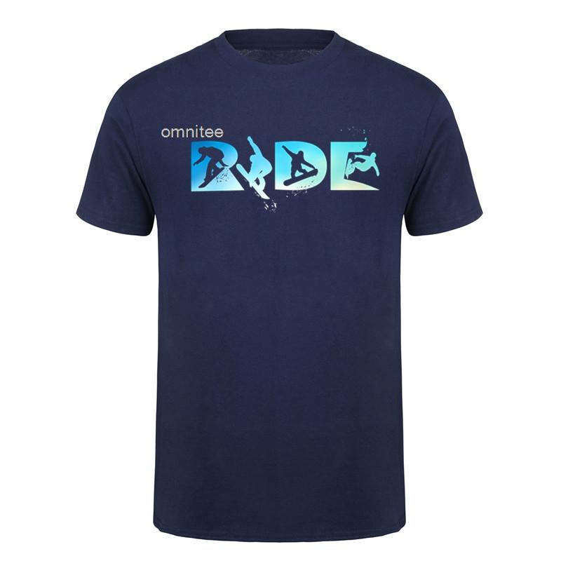 Ride Snowboard Tshirt Funny Snowboarding T Shirts Streetwear Short Sleeve Snowboarder Birthday Gift Summer Unisexs Clothing HJ039