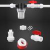 1/2" 3/4" 1" Connection Pre-filter for Water Line Clear Plastic Plumbing Sediment Filter  Car Wash