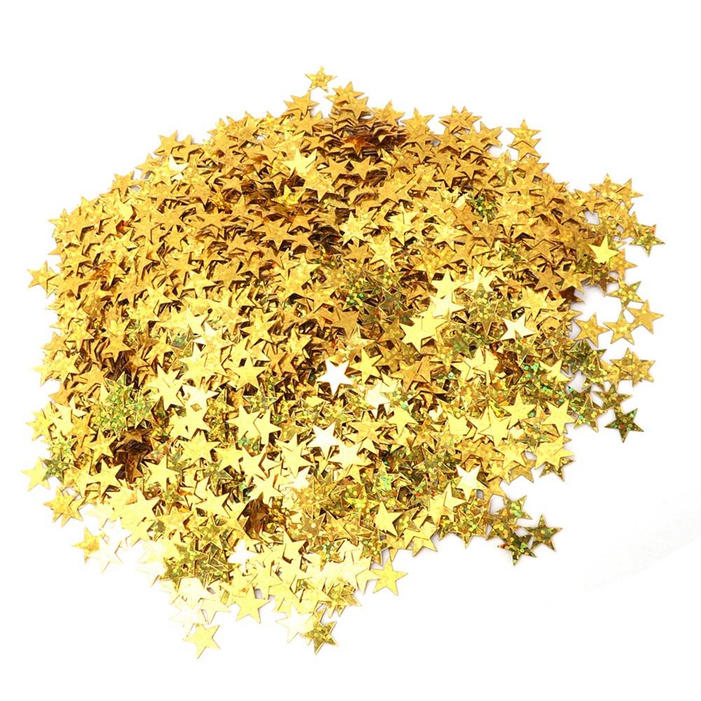60g PVC Material Star Confetti 10mm Size Confetti Decorative beads Party Decoration