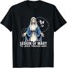 NEW LIMITED Legion Of Mary Our Lady Catholic Retro Design Christian Gift T-Shirt Tops Tee