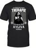 Ayliva Therapie Men' & Unisex German Quote & Logo T-Shirt - Soft Fit Crew Neck