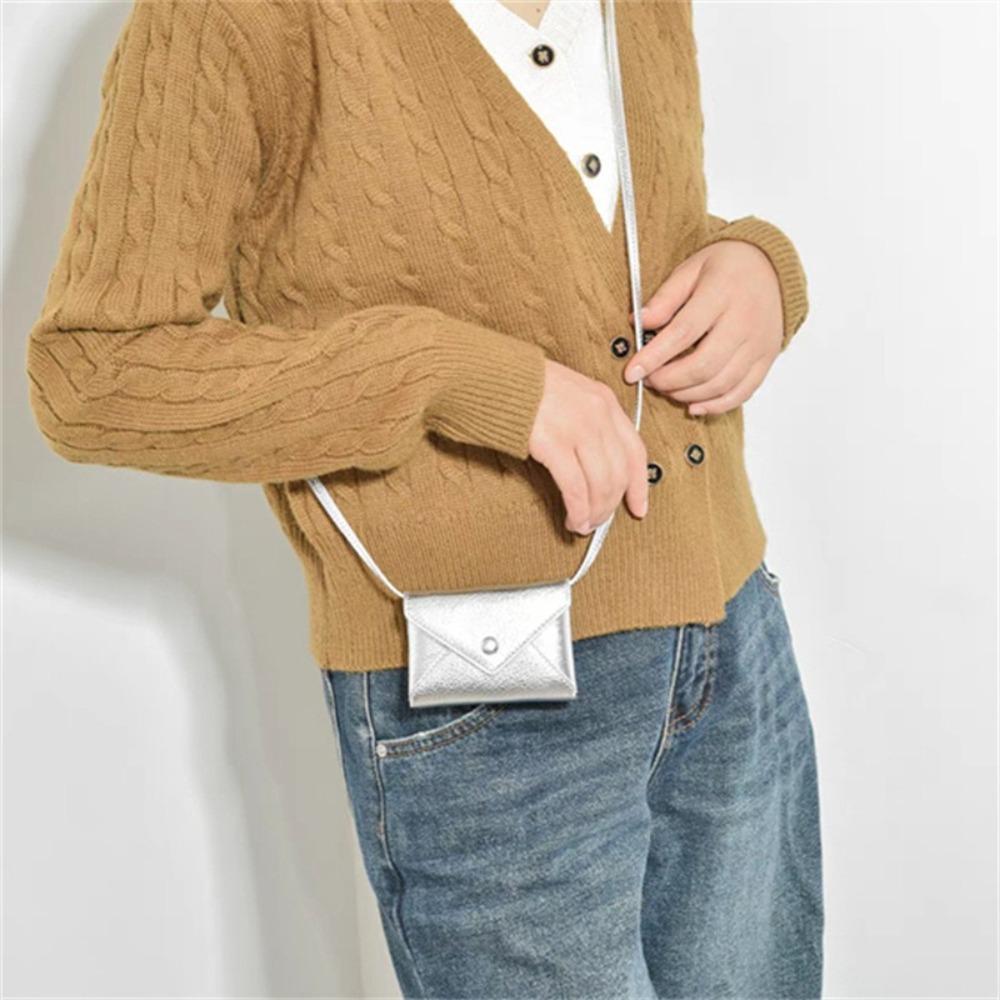 Multifunctional Shoulder Bag PU Leather Crossbody Bag Card Holder Coin Purse  Storage