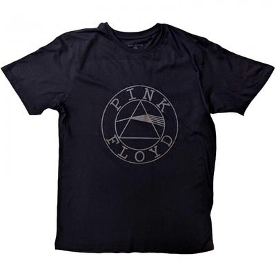Pink Floyd Unisex Adult Circle Cotton Logo T-Shirt