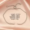 Adjustable DIY Beaded Pearl & Stainless Steel Bolo Chain Bracelet