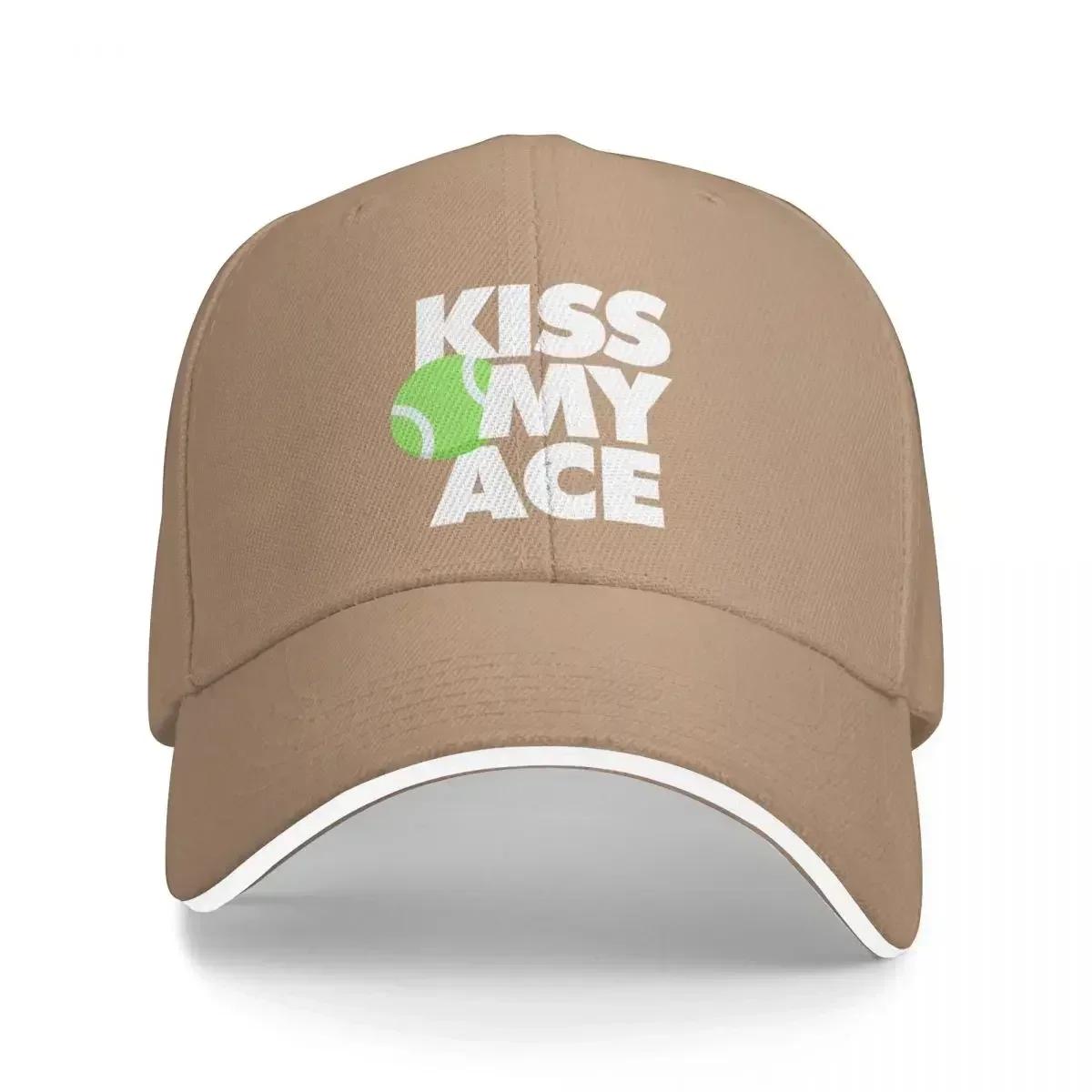 Kiss My Ace Funny Tennis Player Cap Baseball Cap hat man for the sun Sunscreen trucker hats Man hat Women s