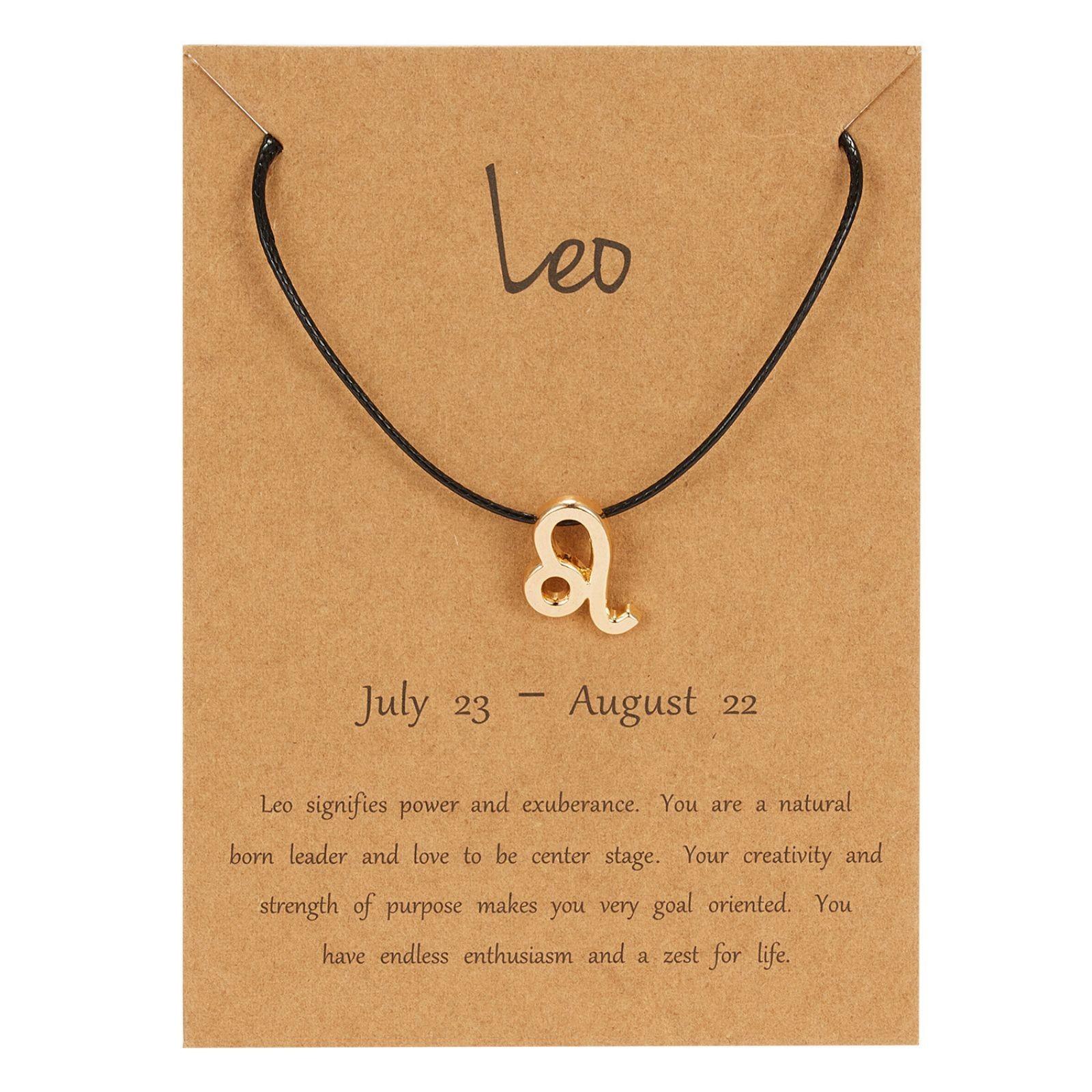 

Adjustable Zodiac Sign Bracelet for Couples with Braided Cord and Symbol Charm Handmade Adjustable String Bracelet with Card for Gift One Size