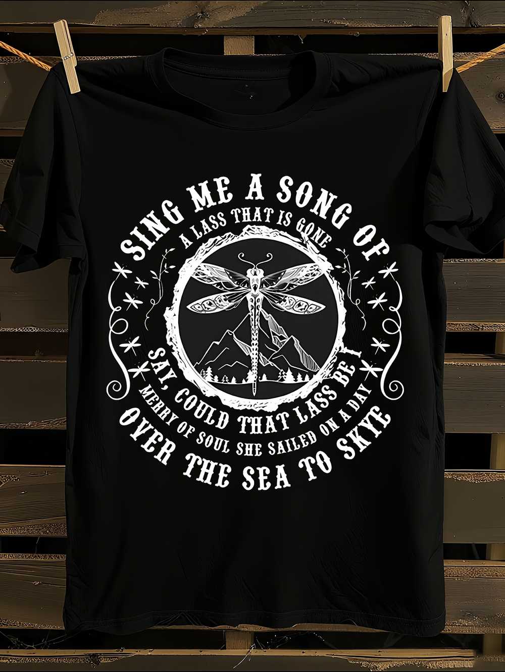 Outlander TV Show Inspired  Sing Me a Song  T-Shirt XL