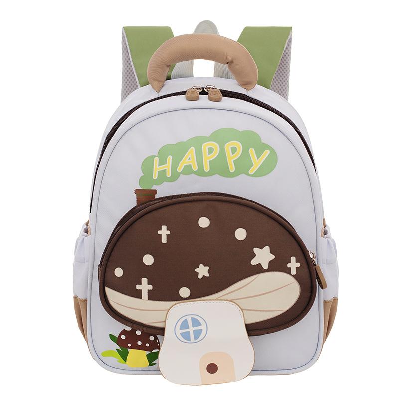 25*11*31cm 1pcs Kindergarten School Bags Girl's Birthday Gift Cute Mushroom Shaped Large Capacity Backpack Cartoon Lightweight Children's Bookbag
