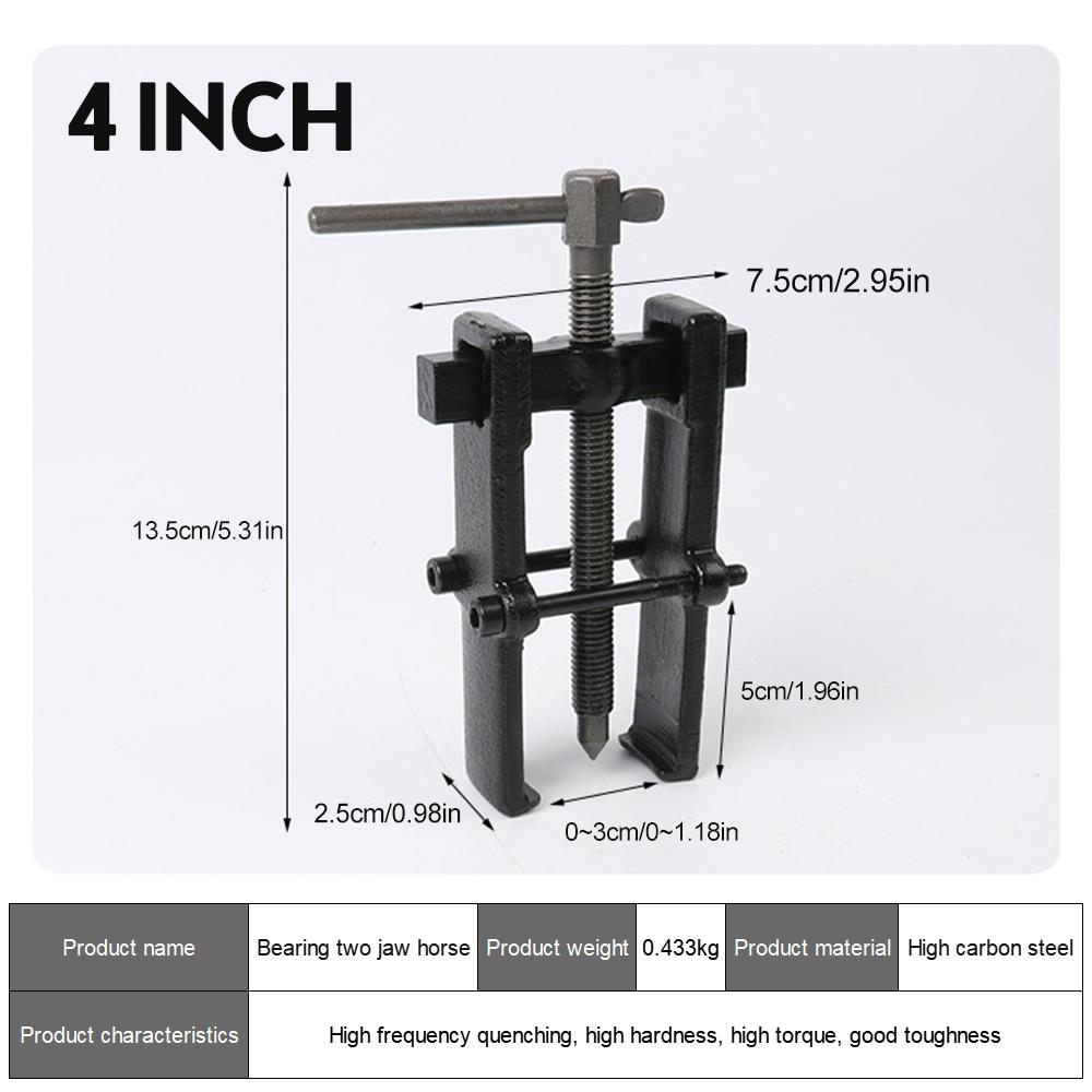 Extractor de rulmenți interior al mașinii Extractor cu 2 fălci Rulmenți cu bile și roți dințate Dispozitiv de îndepărtare a rulmenților solidi ușor de utilizat