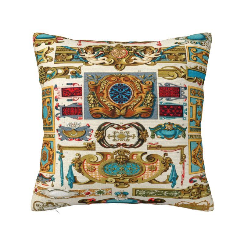 Custom Vintage Rose Victorian Angel Pillow Covers Home Decoration Luxury Cushion Cover Square Pillowcase