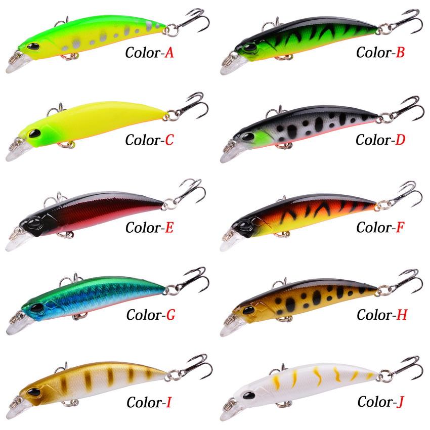1Pcs Laser Slow Minnow Fishing Lure Wobbler Crankbait Isca Artificial Hard Bait Carp Mini Fishing Lures Pesca Tackle