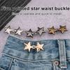 Reusable Jean Button Star Pants Waist Tightener Pin, Adjuster Buckle for Instant Jeans Dresses Skirts, No Sewing Clothing Decoration Accessories