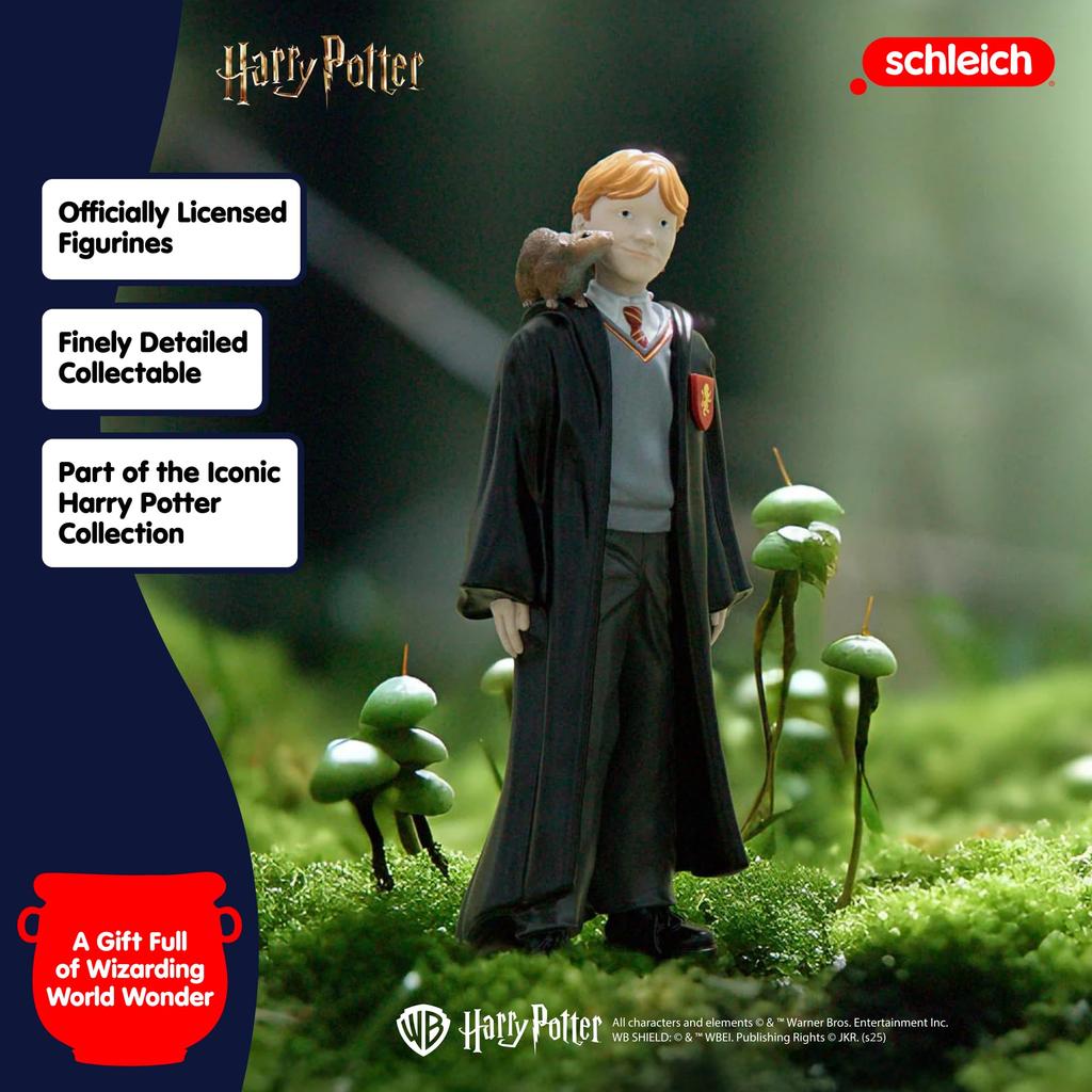 Schleich Harry Potter Serie Ron Weasley und Krätze 42634