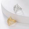 Wiccan Cross Celtics Knot Women Rings Witchcraft Good Luck Protection Amulet