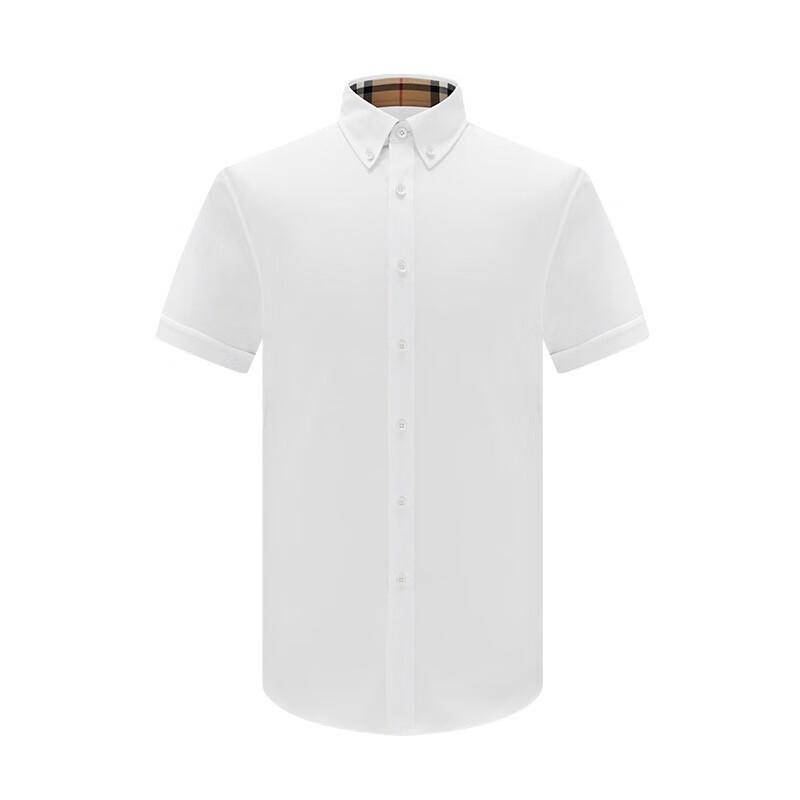 Navigare Men's Solid Short Sleeve Casual Shirt