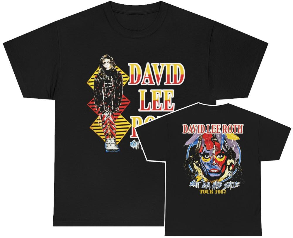 

David Lee Roth 1987 Eat Em And Smile Tour Shirt Double Sided L