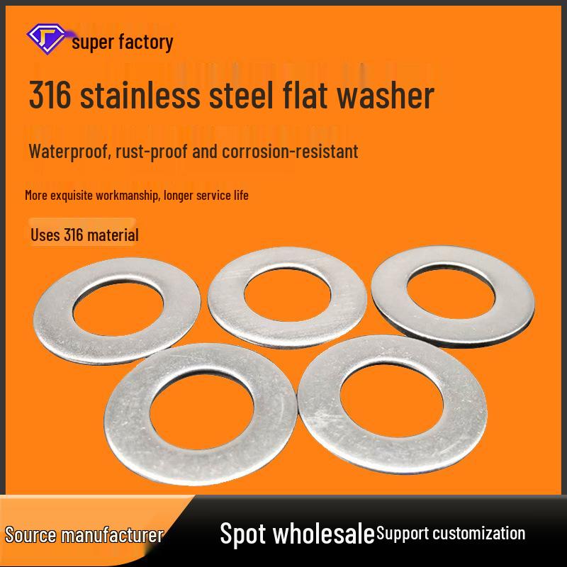 

Плоская шайба-прокладка из нержавеющей стали 316 - DIN125GB97M2-33 Комбинация болта M39 (Single)