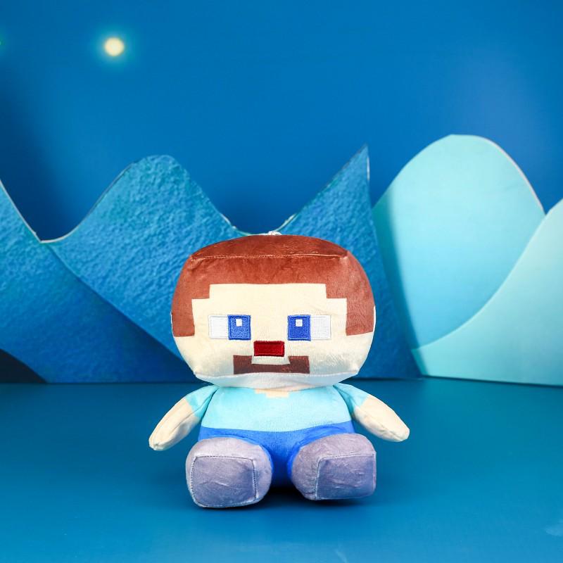 Minecraft Creeper & Steve Plush Toys - Game Claw Machine Doll Gift