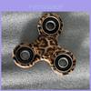 Brinquedo Fidget Spinner Criativo Com Lâminas de Liga Metálica Para Crianças e Estudantes
