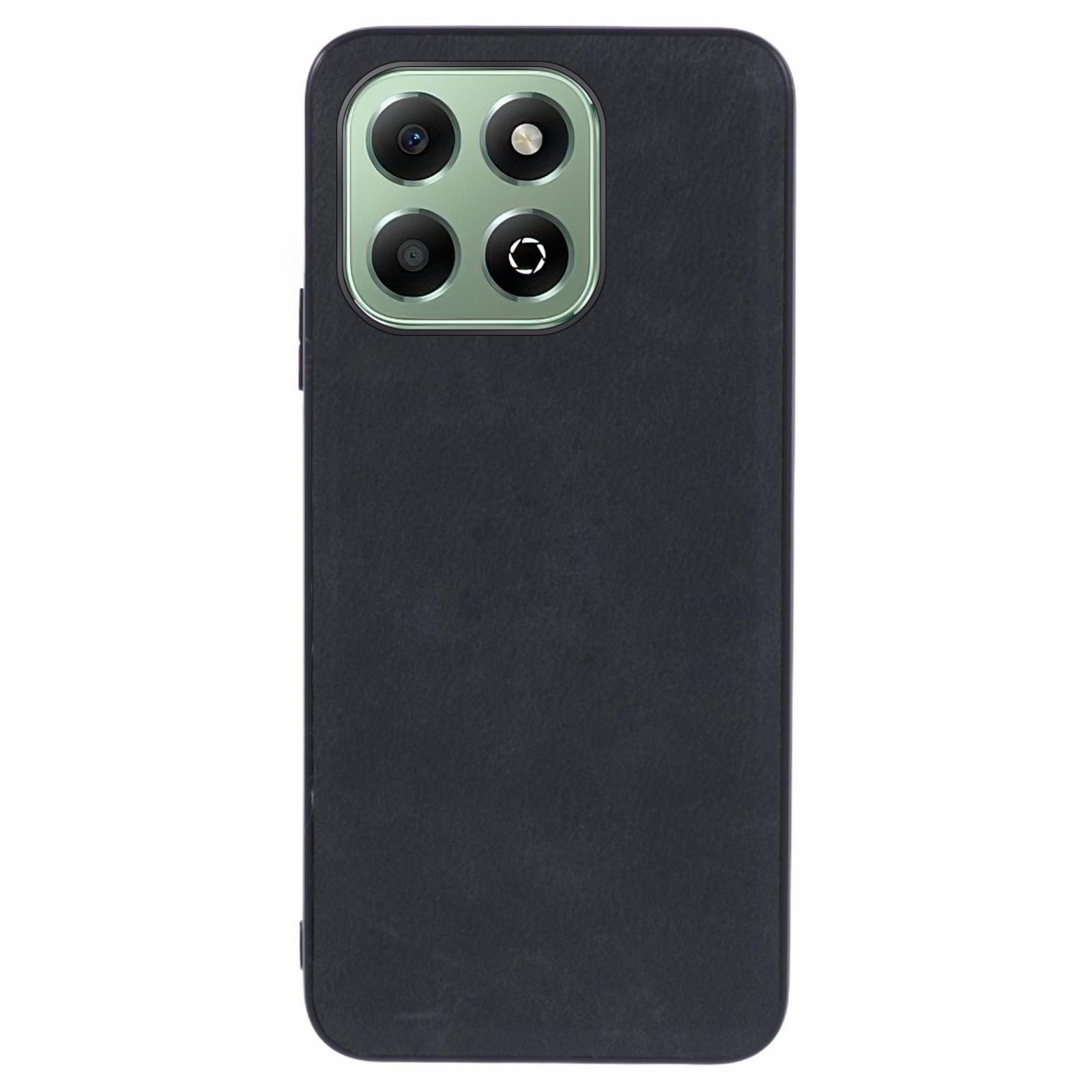 

For Honor X6b 4G Case Retro Leather Coated PC+TPU Phone Cover A