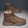 Warm Cold Proof Anti Slip Male Winter Shoes High Top Fashion Fur Quality New In Men's Snow Boots Original Deals Outdoor Hiking