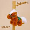 Soft Stuffed Horse Keychain Pendant Small Hanging Oranment For Travel Or Daily Life Gift For Friend Backpack Decoration