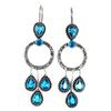 925 Silver Blue London Topaz Sterling Gemstone Earring Earrings Jewelry