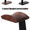 Wooden Headphone Stand Rack Space Saving Desktop Stand Display Earphone Mount Hanger Headset Support Stand Accessories