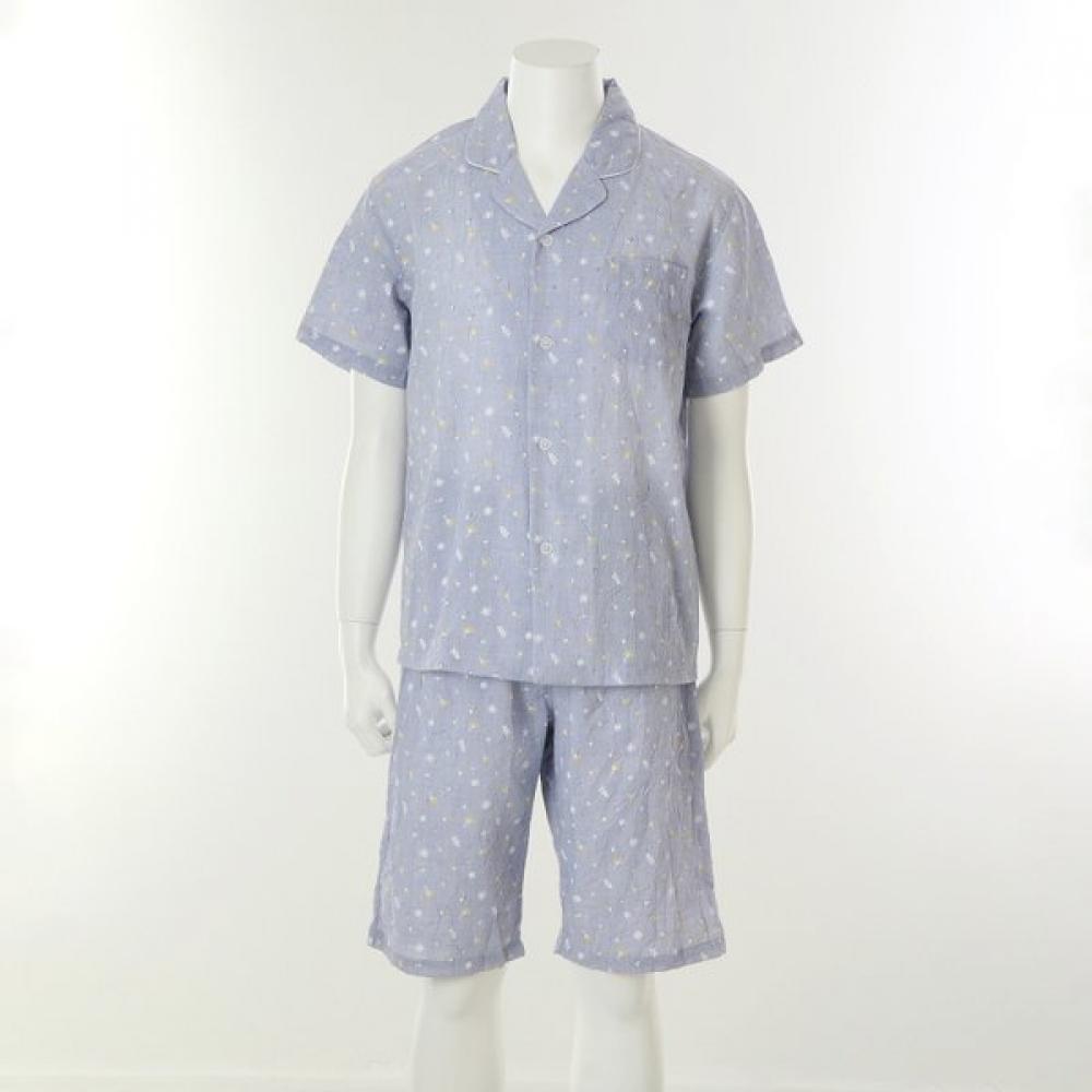 VenuS Men S Summer Pajama Set Cool Tc creaSe Dandelion Print [vpaS204m] BU/95