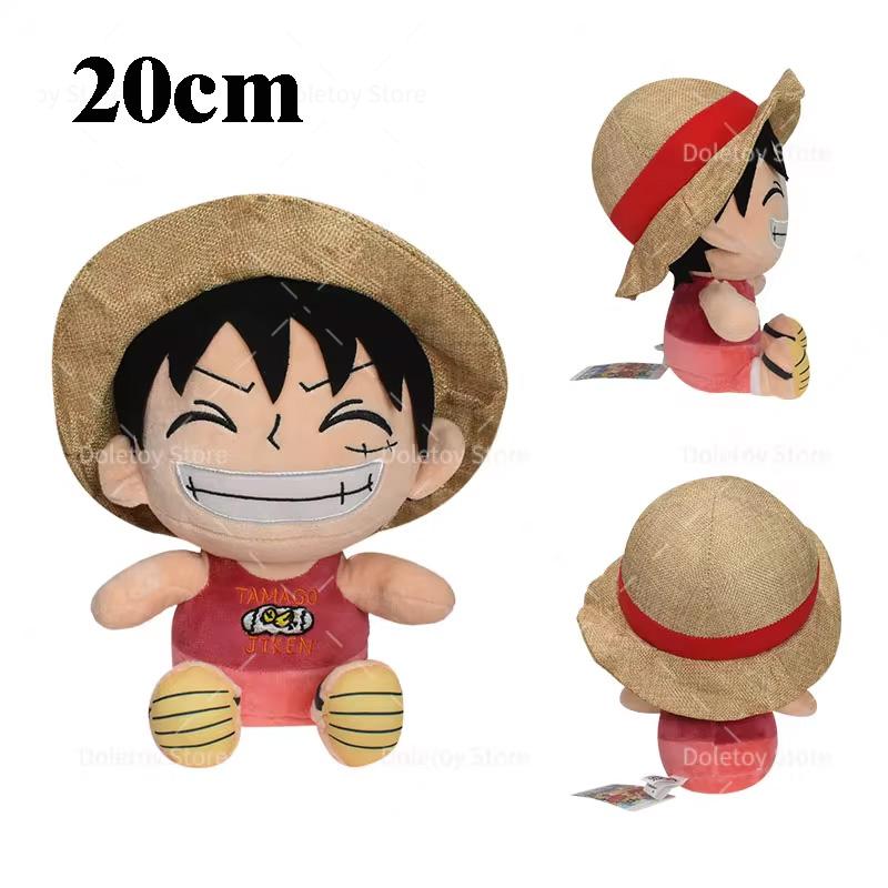 Original One Piece Plüschtier Gear 5 Luffy Sanji Brook Tony Tony Chopper Weiches Kuscheltier Kinder Echtes Anime-Geschenk