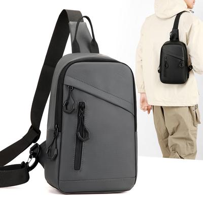 Men's Chest Bag Waterproof Crossbody Bag Sports Shoulder Bag Outdoor Bag