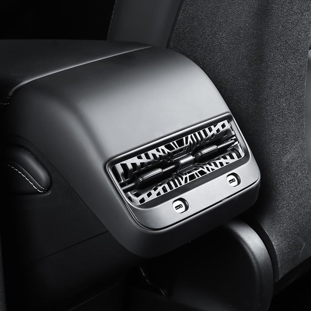 1 Stück hinterer Lüftungsauslass, 1 Stück, 1 x Zubehör, schwarz